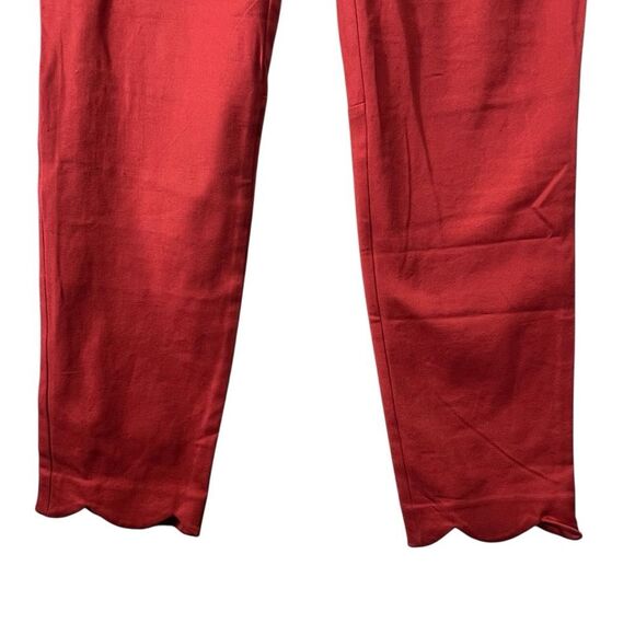 NWT! Sz 6 J Crew Pants Ankle Cropped Scalloped-hem Winnie pant in stretch cotton - Picture 5 of 16
